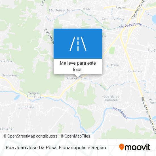 Rua João José Da Rosa mapa