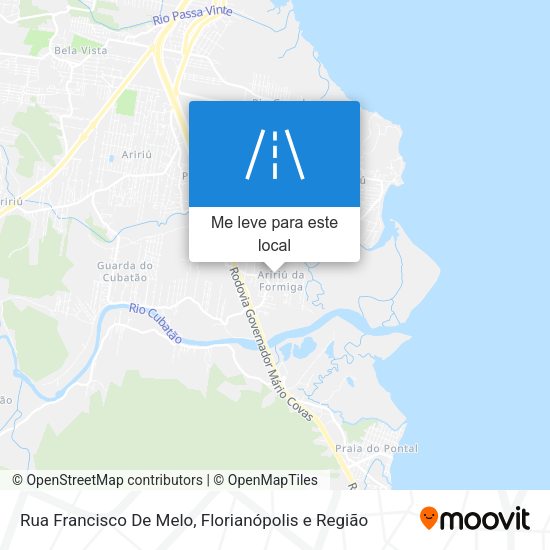 Rua Francisco De Melo mapa