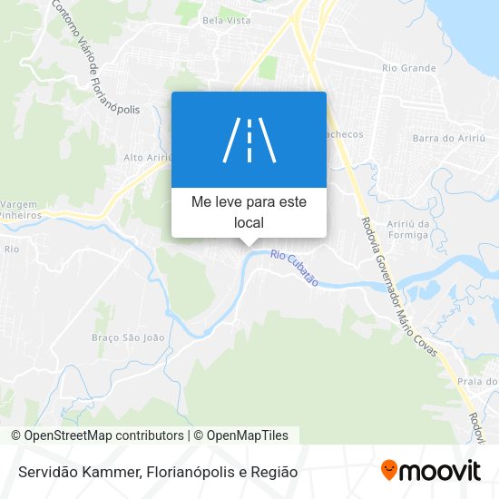 Servidão Kammer mapa