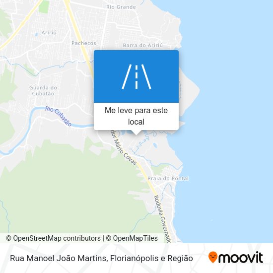 Rua Manoel João Martins mapa