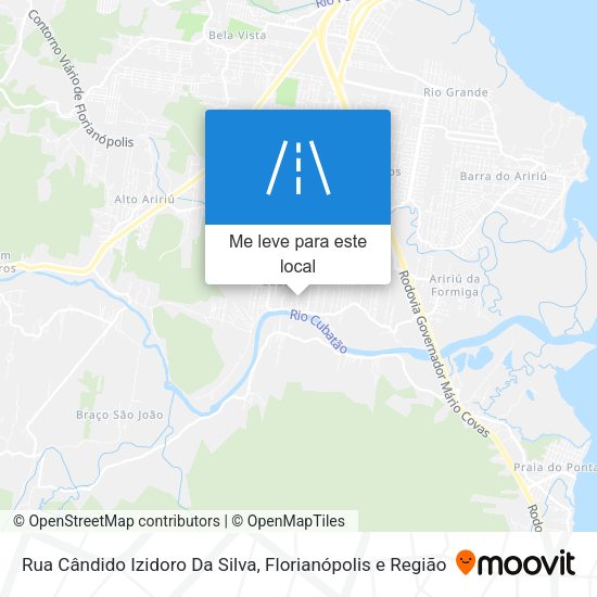 Rua Cândido Izidoro Da Silva mapa