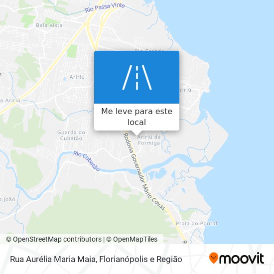 Rua Aurélia Maria Maia mapa