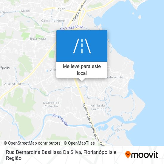 Rua Bernardina Basilissa Da Silva mapa