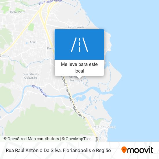 Rua Raul Antônio Da Silva mapa