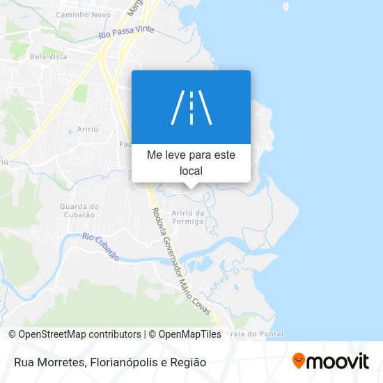 Rua Morretes mapa