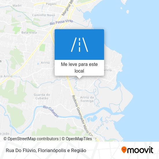 Rua Do Flúvio mapa