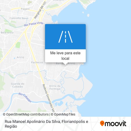 Rua Manoel Apolinário Da Silva mapa