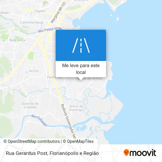 Rua Gerardus Post mapa