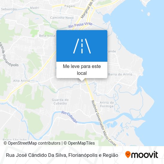 Rua José Cândido Da Silva mapa