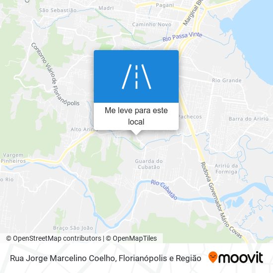 Rua Jorge Marcelino Coelho mapa