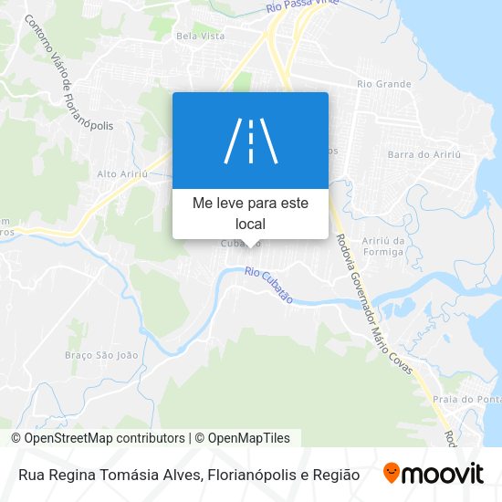 Rua Regina Tomásia Alves mapa