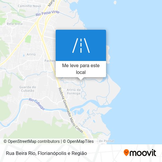 Rua Beira Rio mapa