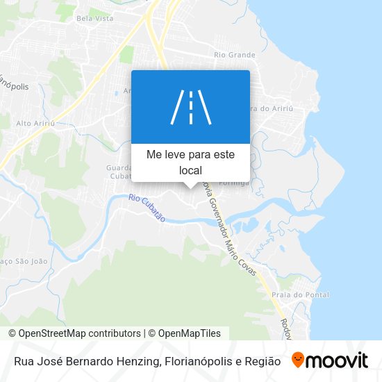 Rua José Bernardo Henzing mapa