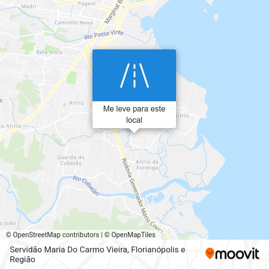 Servidão Maria Do Carmo Vieira mapa