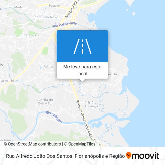 Rua Alfredo João Dos Santos mapa