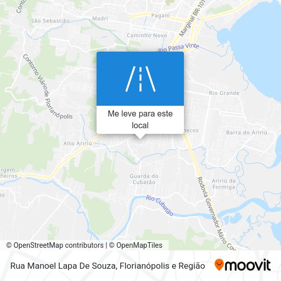 Rua Manoel Lapa De Souza mapa