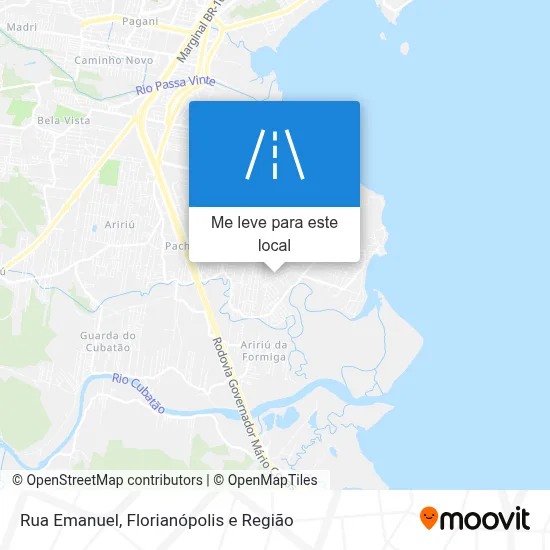 Rua Emanuel mapa