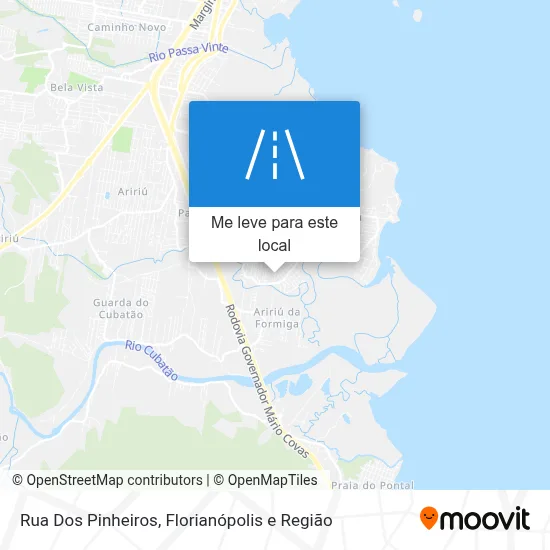 Rua Dos Pinheiros mapa
