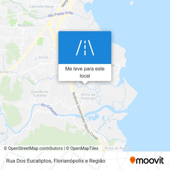 Rua Dos Eucaliptos mapa