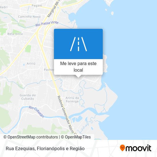 Rua Ezequias mapa