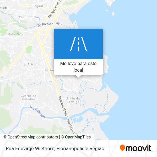 Rua Eduvirge Wiethorn mapa