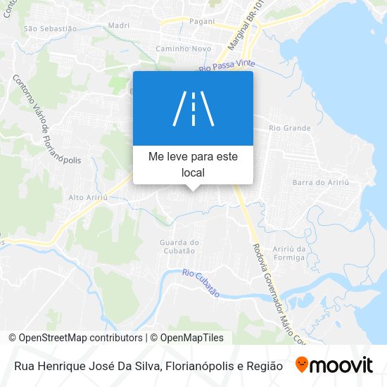 Rua Henrique José Da Silva mapa