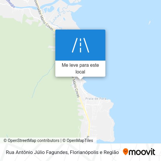 Rua Antônio Júlio Fagundes mapa