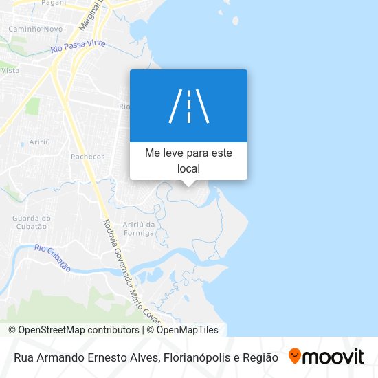 Rua Armando Ernesto Alves mapa