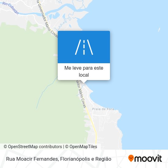 Rua Moacir Fernandes mapa