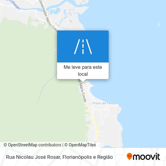 Rua Nicolau José Rosar mapa
