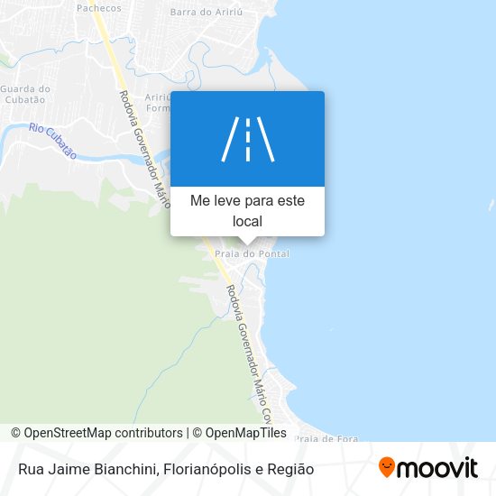 Rua Jaime Bianchini mapa