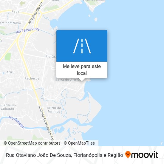 Rua Otaviano João De Souza mapa