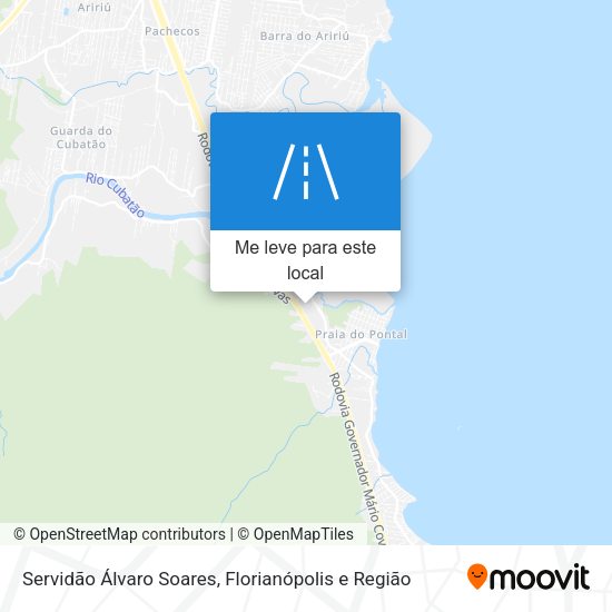 Servidão Álvaro Soares mapa