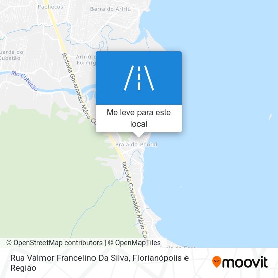 Rua Valmor Francelino Da Silva mapa