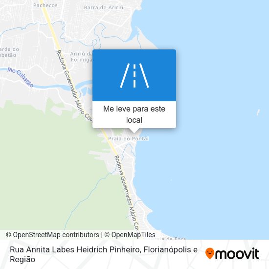 Rua Annita Labes Heidrich Pinheiro mapa