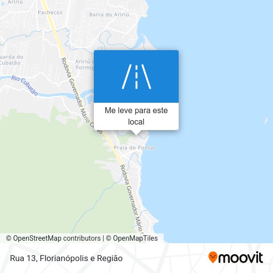 Rua 13 mapa