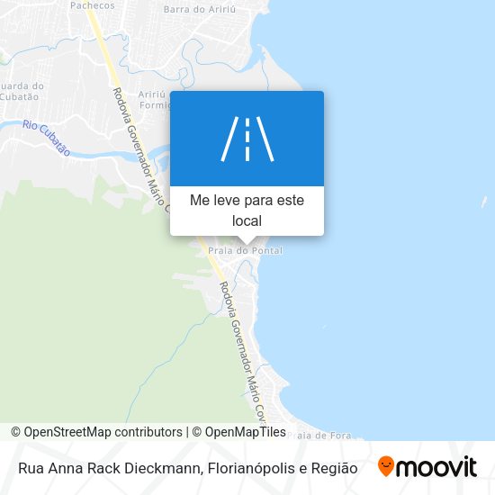 Rua Anna Rack Dieckmann mapa