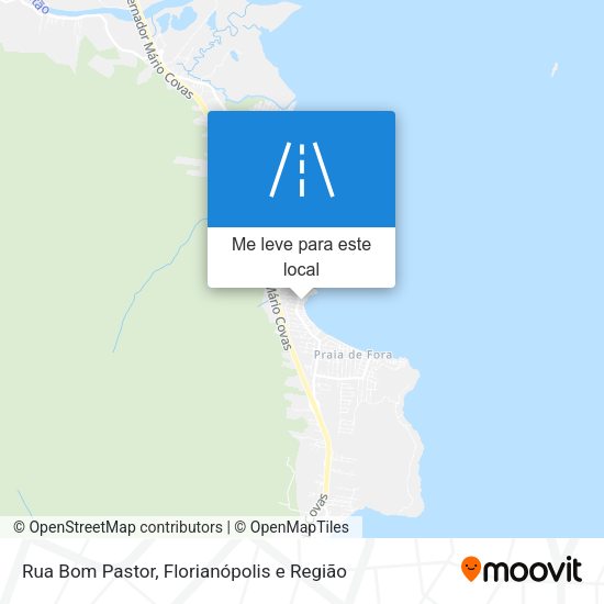 Rua Bom Pastor mapa