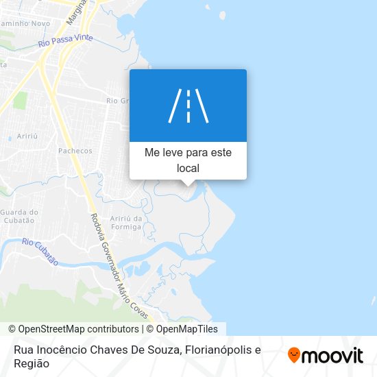 Rua Inocêncio Chaves De Souza mapa