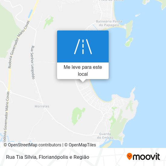Rua Tia Sílvia mapa