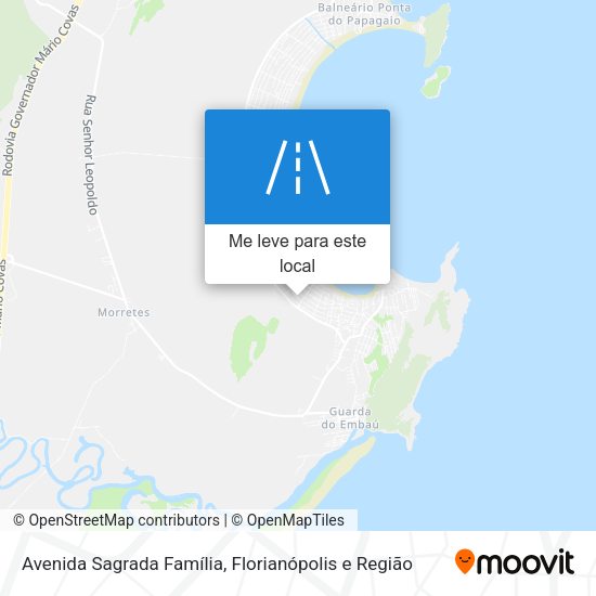 Avenida Sagrada Família mapa