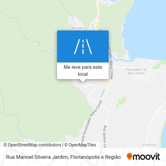 Rua Manoel Silveira Jardim mapa