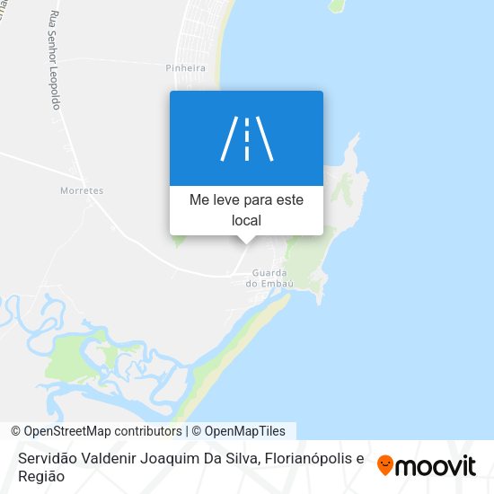Servidão Valdenir Joaquim Da Silva mapa