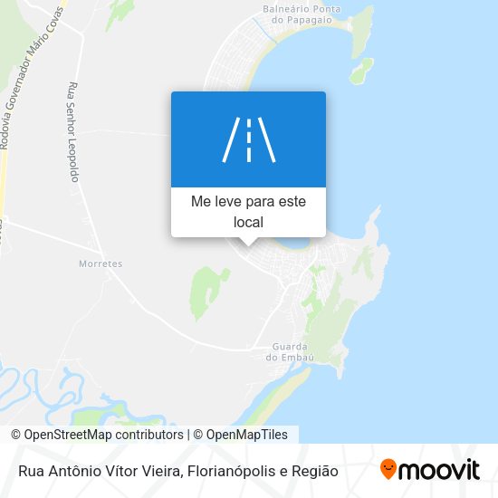 Rua Antônio Vítor Vieira mapa