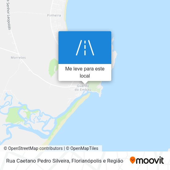 Rua Caetano Pedro Silveira mapa