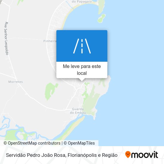 Servidão Pedro João Rosa mapa