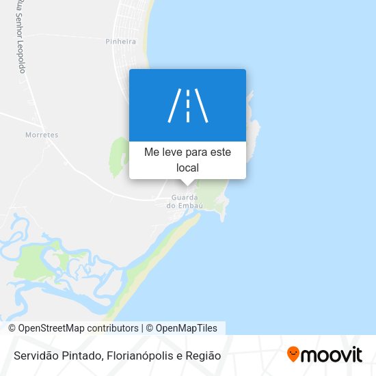 Servidão Pintado mapa