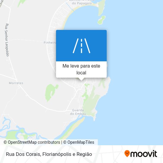 Rua Dos Corais mapa