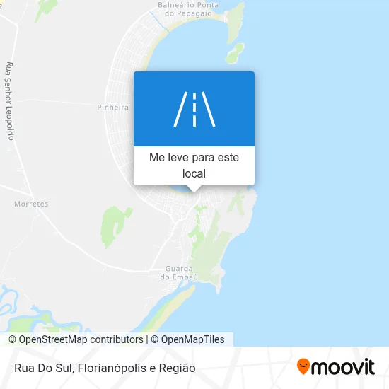 Rua Do Sul mapa