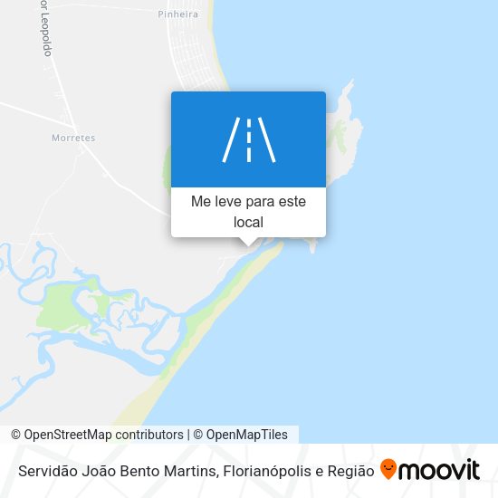Servidão João Bento Martins mapa